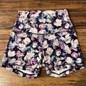 lululemon Align Shorts, Size: 6 Purple floral